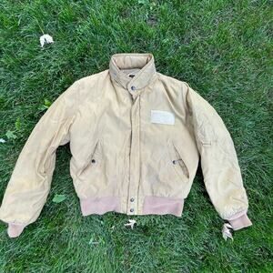 Medium vintage avirex jacket type 3-8 bomber jacket spec 7523 snap buttons